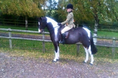 Willow Tarrant riding Shybont Fame Game