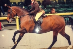 Beth-Anne Rowley and willemientje riding