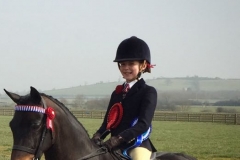 Whiteleaze Aurora rider Mia Donaldson