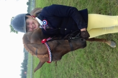 Ella Dunn and Abbas blue rainbow