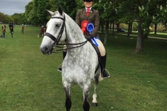Esther Lloyd Jones riding Mace hero