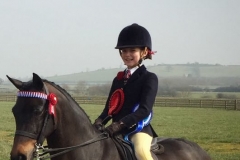 Whiteleaze Aurora rider Mia Donaldson