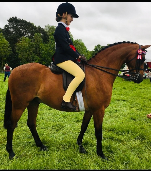 Emma Harker and Ardenhall Blenheim