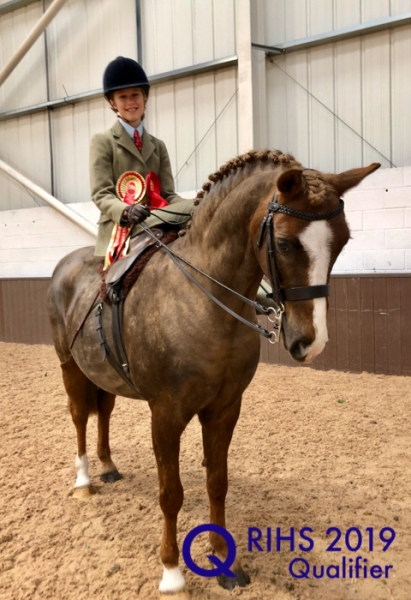 Kate Hewson and Gwithian Master Harry