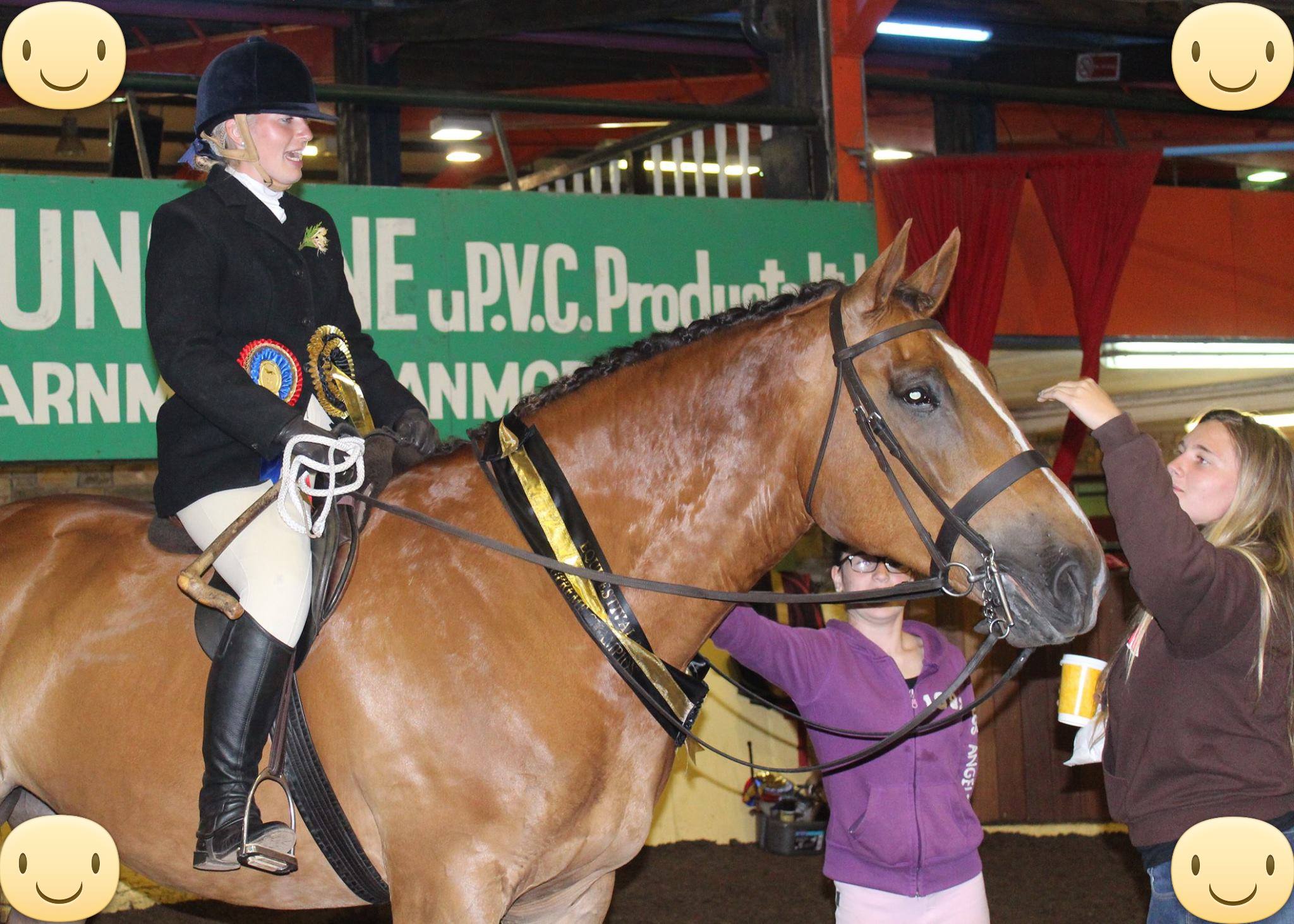 Golden Inca Cross and Judy Pearson Rider