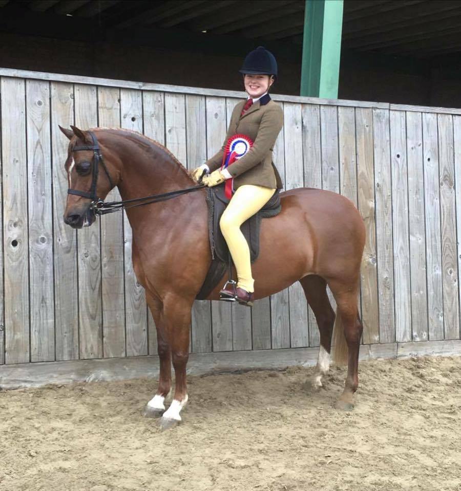 Tori Thomas riding Northlight Coppellia