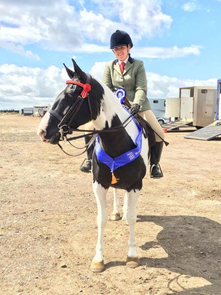 Rubiks Cube ridden by Victoria Turner