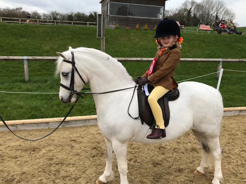 Evie Walker and Firle red kite