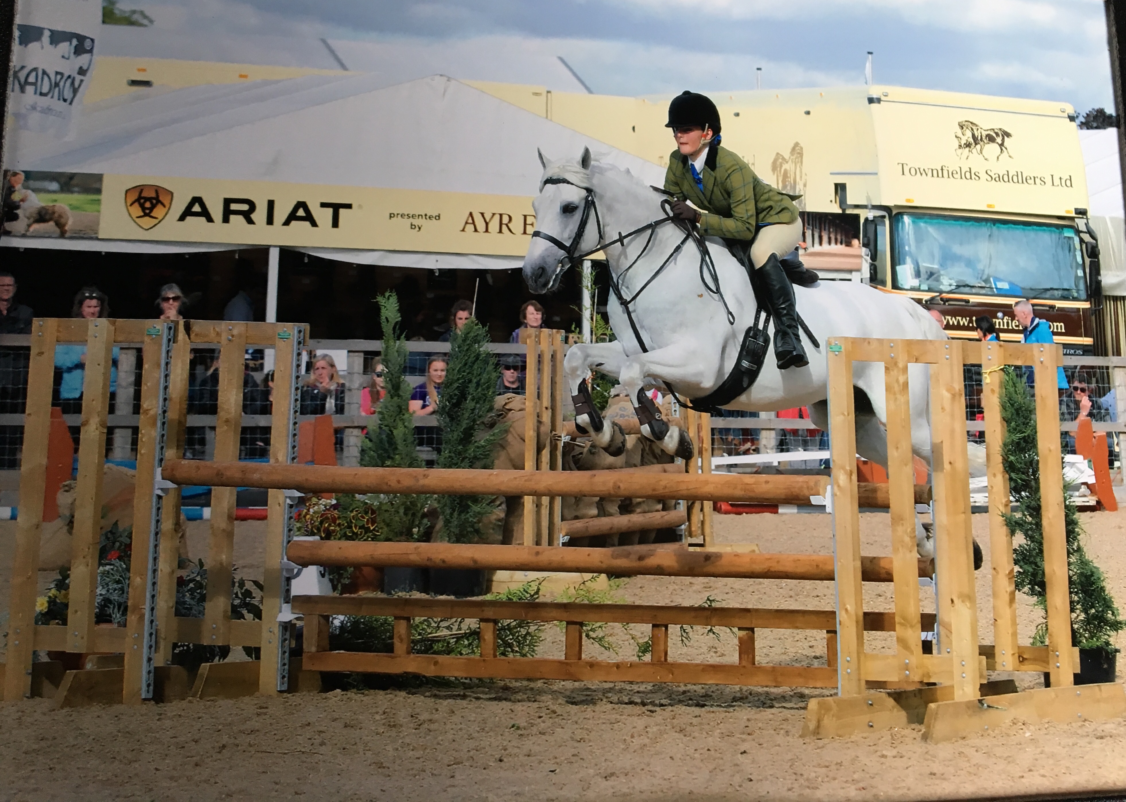 Rachael Cross and Sailles Lad