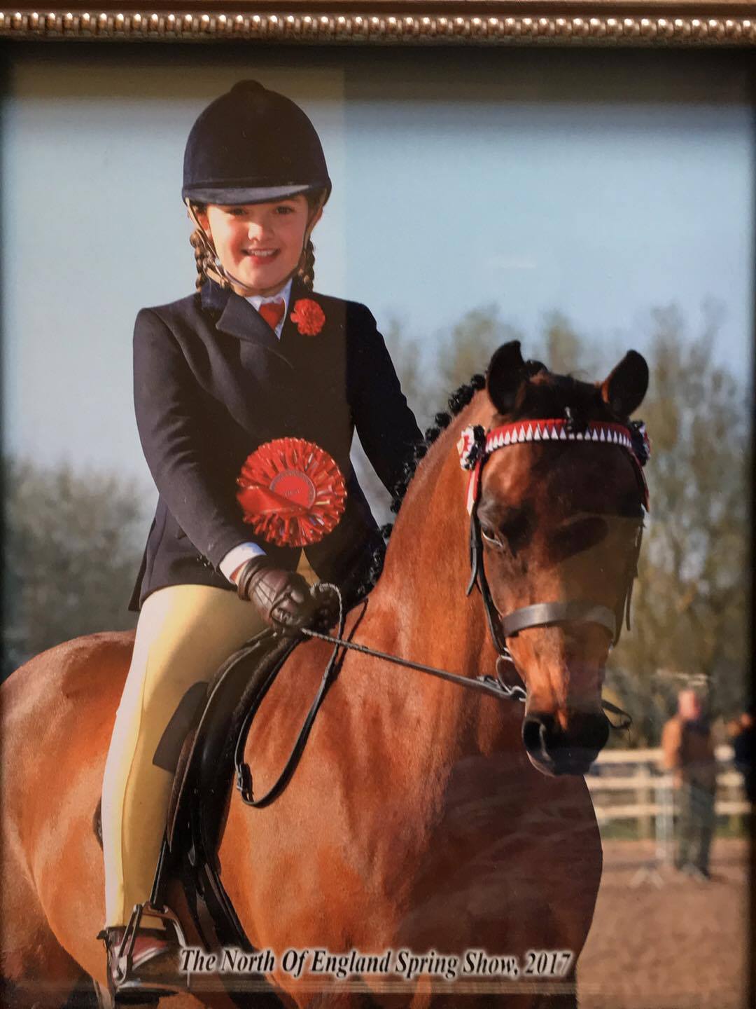 Chloe Heathcote riding Barkway moonfairy