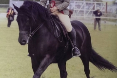 Waterside Black Magic ridden by Stephanie Sharp