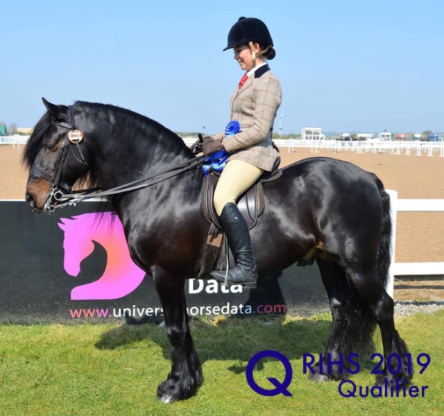 Mia Whittaker and Foalsyke little topper