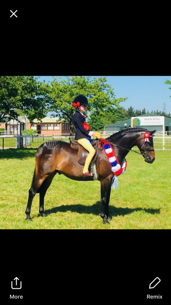Chloe Salley and Ravara Mr Tod